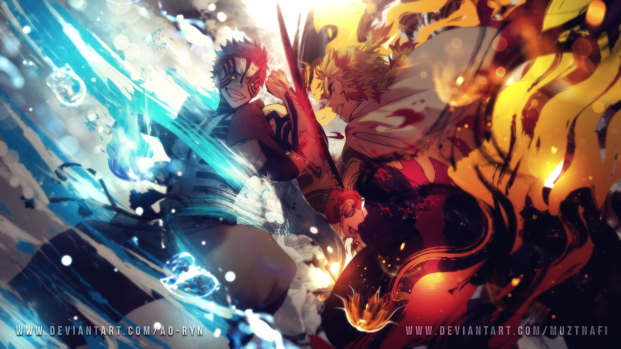 Akaza Vs Rengoku By Muztnafi On Deviantart Akaza Vs Rengoku By Muztnafi On Deviantart