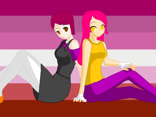 Lady Waluigi and Lady Wario