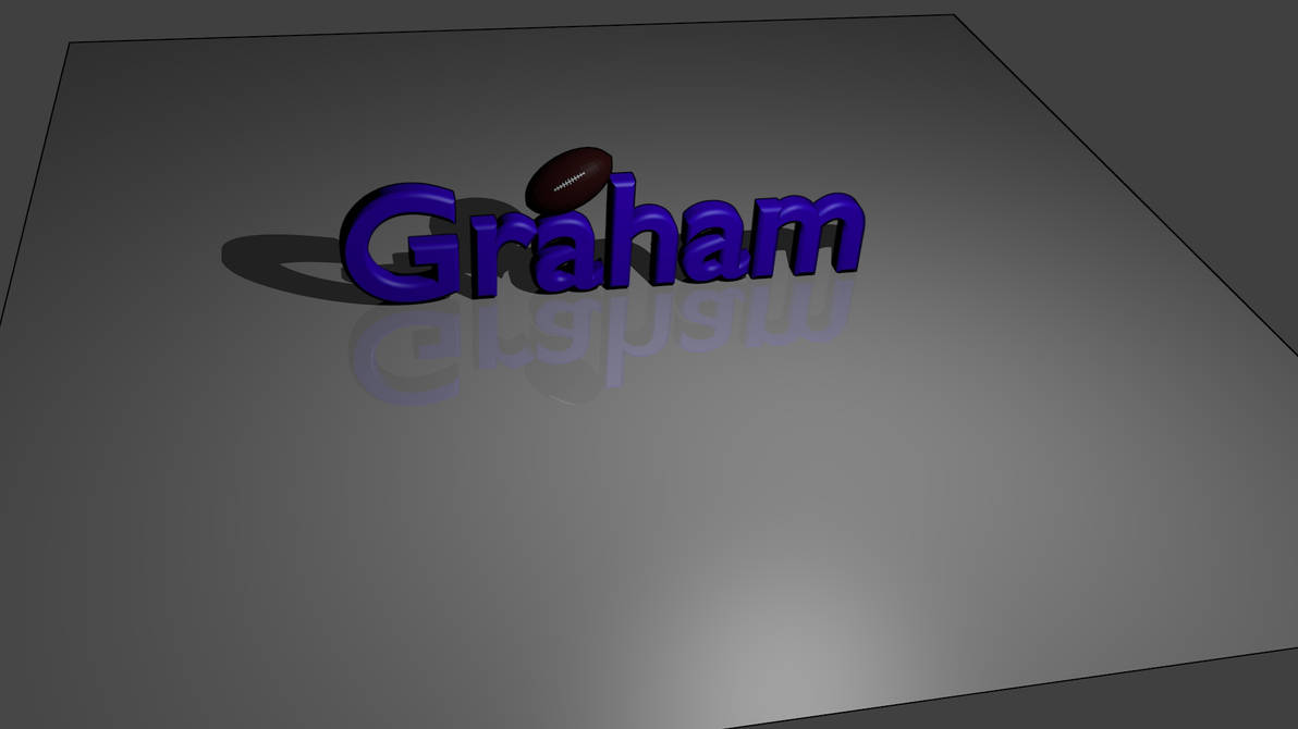 3D text 'Graham' by grahamgraham on DeviantArt