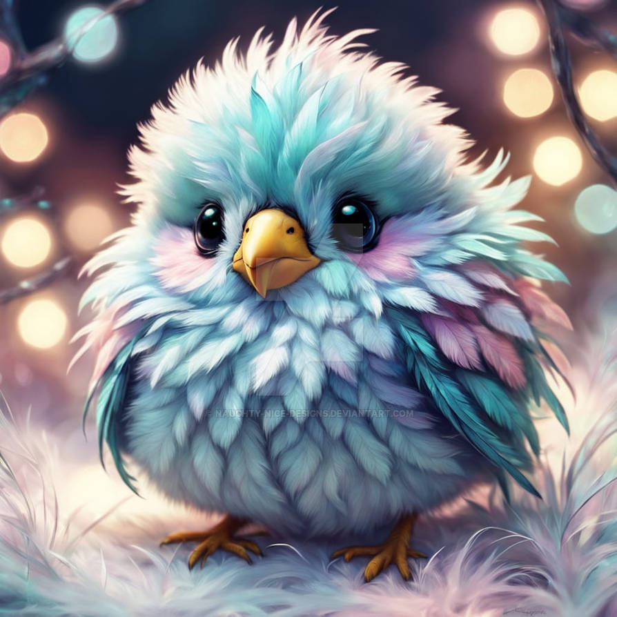 Deviantart Bird Designs Adoptable Fluffy Winter Bird by Naughty-Nice-Designs on DeviantArt