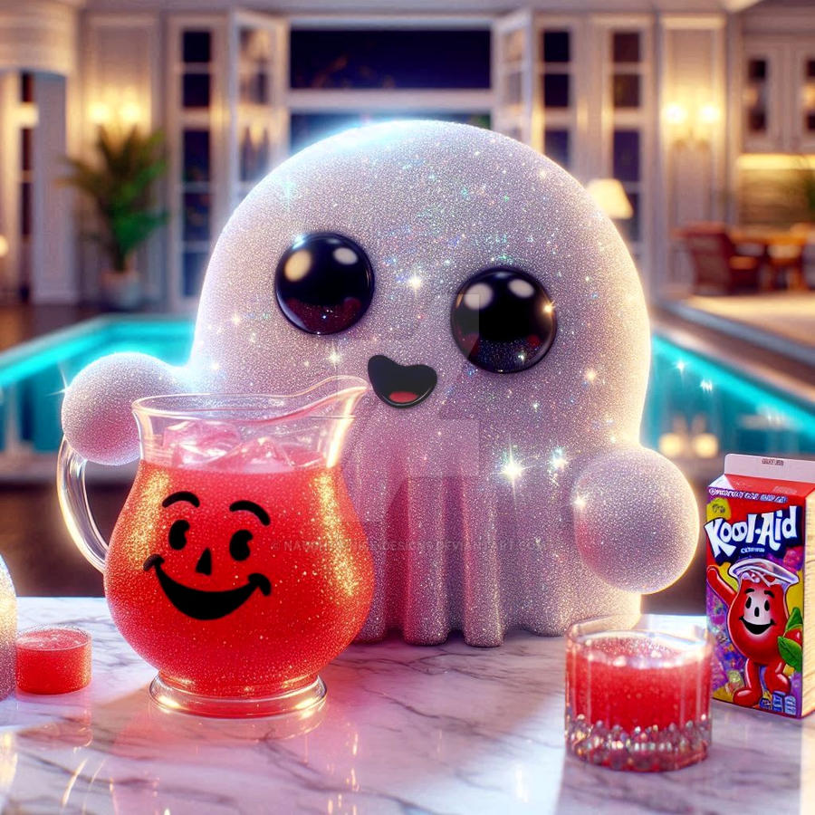 Deviantart Klooaid $1 Adopt a Vintage Kool-Aid Ghost 3 by Naughty-Nice-Designs on DeviantArt