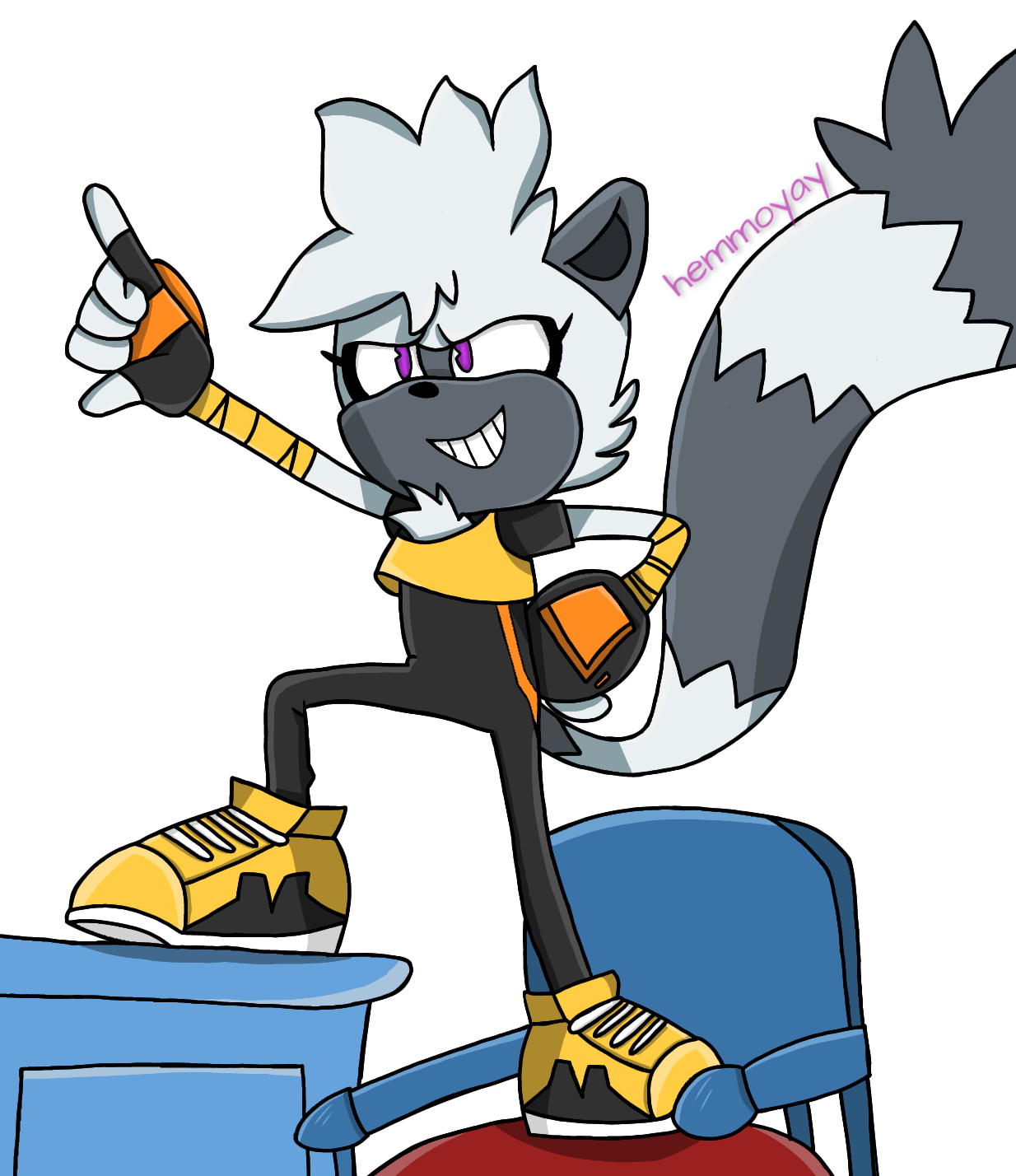 Tangle The Lemur by hemmoyay on DeviantArt