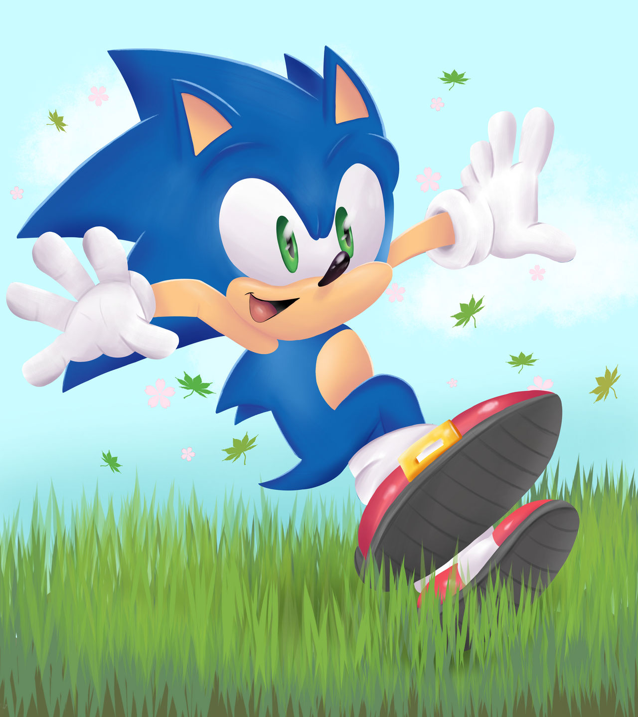 Sonic X Super Sonic Redraw by CandyCatStuffs on DeviantArt