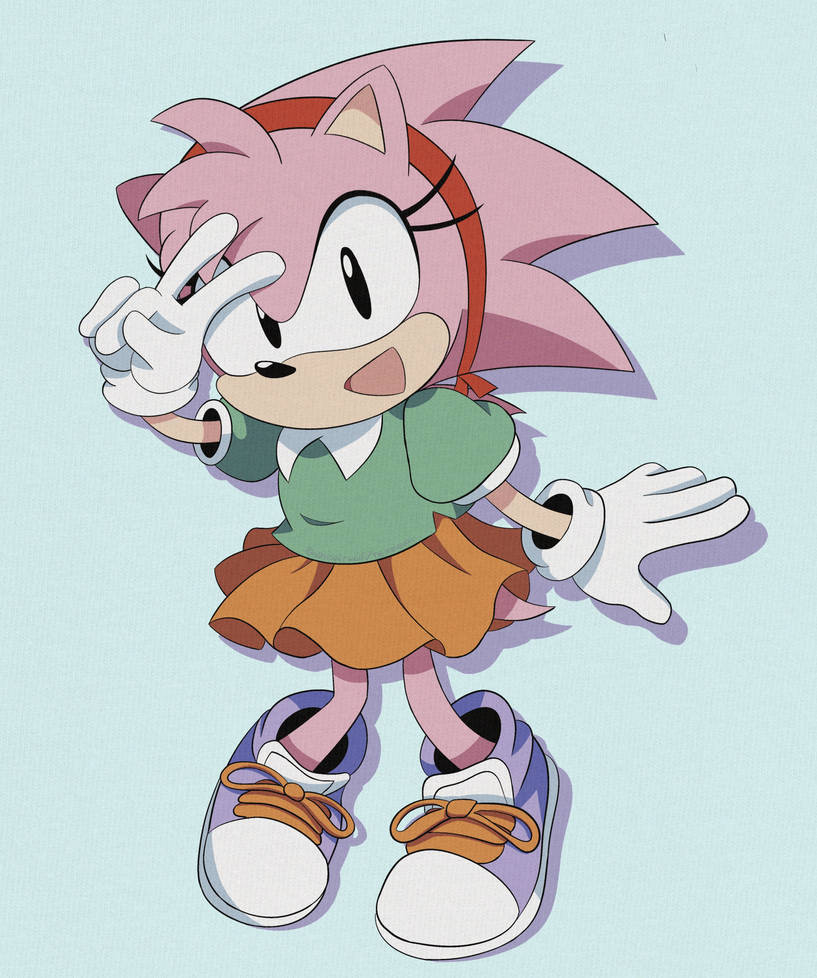 Amy Variants Classic Amy by hemmoyay on DeviantArt