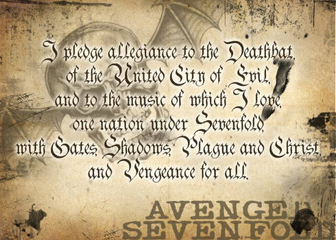 The Avenged Sevenfold Pledge
