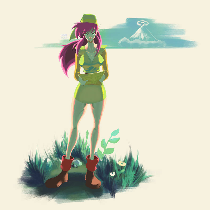 Pink Link by hardkoba on DeviantArt