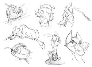 Creature sketches