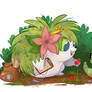 Shaymin and Caterpie