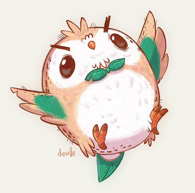 Rowlet by doingwell on DeviantArt