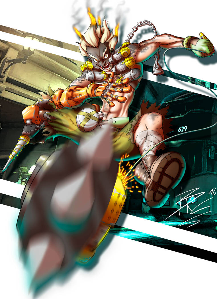 Junkrat Hand Junkrat color by BRAINandFAT on DeviantArt