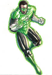 Green Lantern - Watercolors