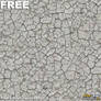 White Cracked Soil Texture PBR in HighRes 4K free