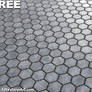 Concrete Paving Hexagonal Texture PBR HighRes 4K