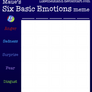 Six Basic Emotions meme blank
