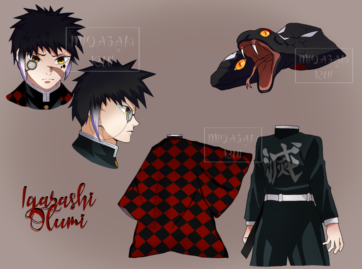 Kimetsu no yaiba OC Toshi and Hannei by aleiah-art on DeviantArt