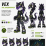 Vex | Dark Sonic Style Adoptable | OPEN $15