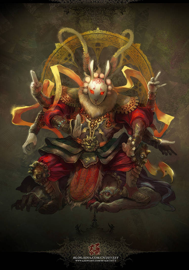 Ancient Lord Rabbit Rabbit God by zzytudou on DeviantArt