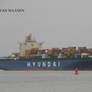 British container ship Hyundai Singapore 2006-