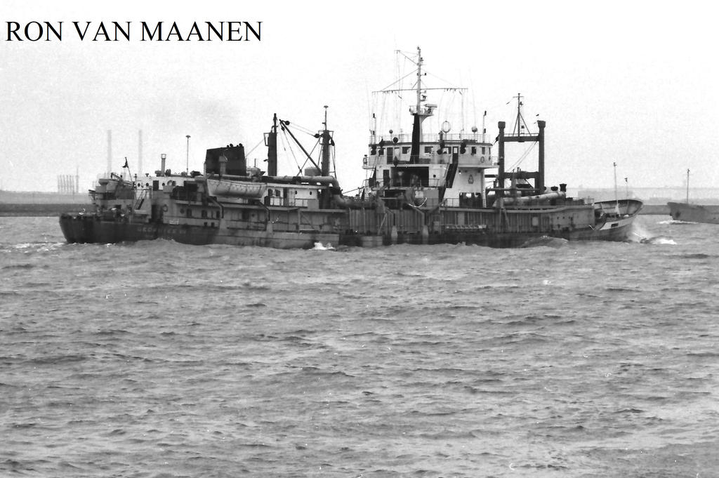 Dutch suction dredger Geopotes VII 1963-