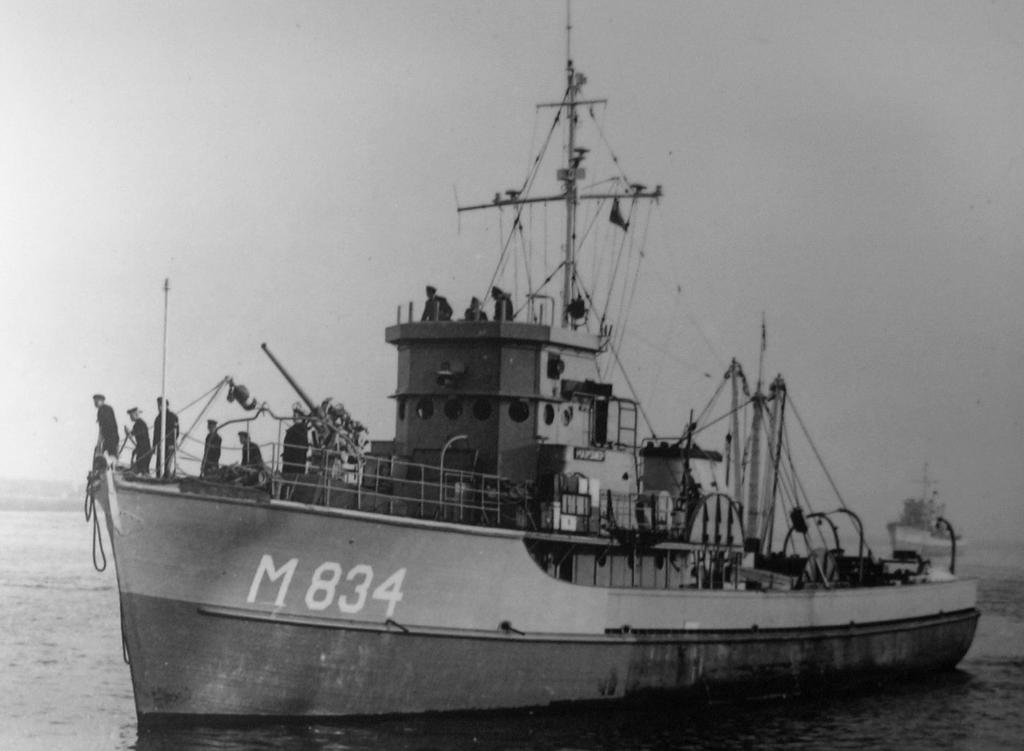 Dutch minesweeper Hr. Ms. Marsdiep 1947-1956