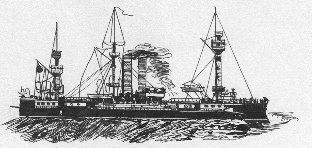 Brazilian iron battleship Riachuelo 18811910 by roodbaard1958 on