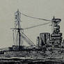 British battleship HMS Queen Elizabeth 1912-1948