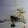 British passenger ship RMS Olympic 1908-1937