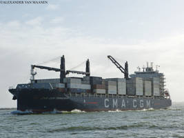French container ship CMA CGM Sinnamary 2020-