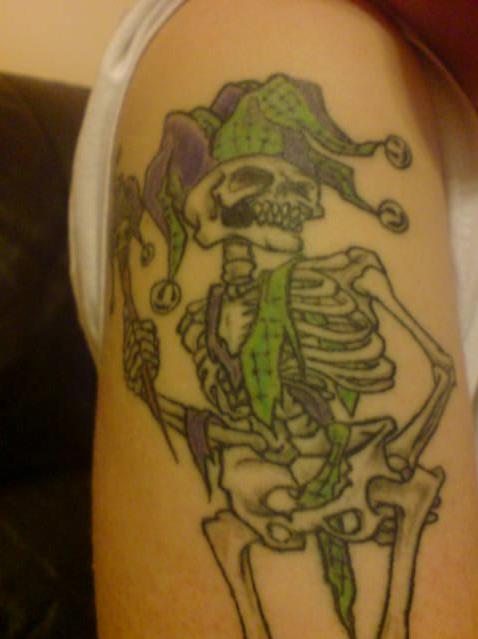 My Skeleton Joker Tattoo