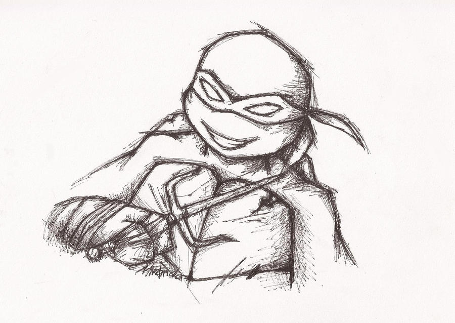 TMNT: Raphael sketch by Morisaurus on DeviantArt
