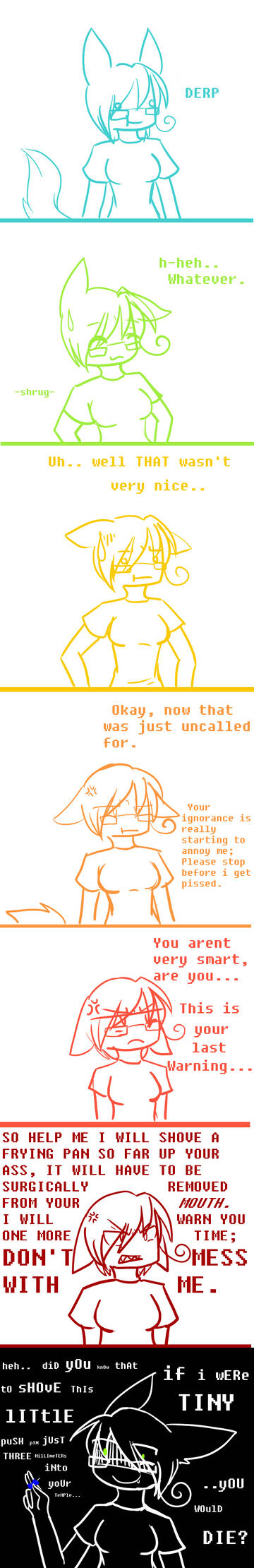 The seven stages of my anger.. by Mangodere on DeviantArt