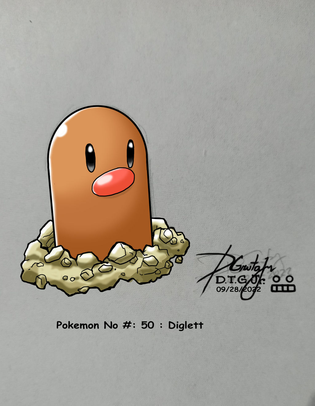 Diglett by Zerdajuan on DeviantArt