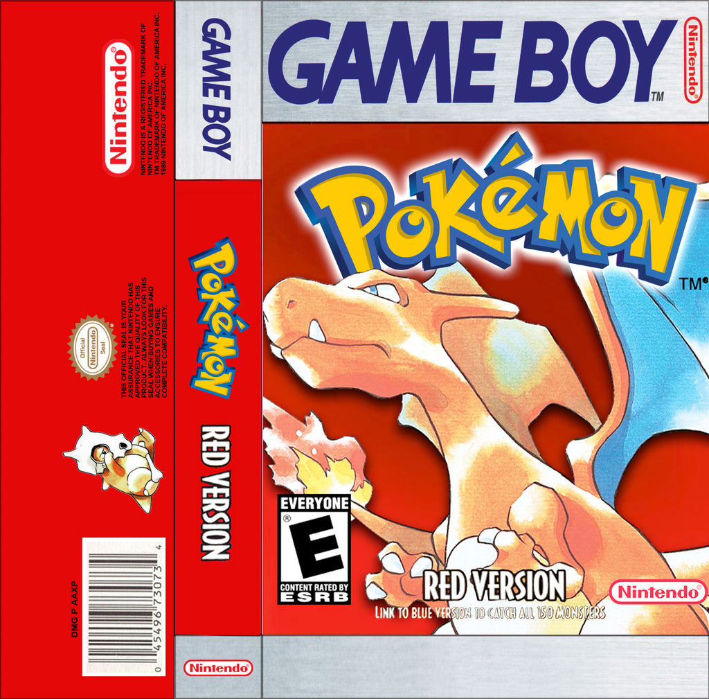 Red Shell Gameboy Pokemon Pokemon Red Gameboy Cassette by Zerdajuan on DeviantArt