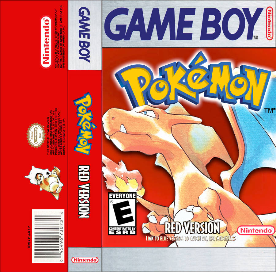 Pokemon Red Gameboy Cassette by Zerdajuan on DeviantArt