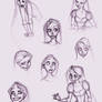 Rapunzel sketches