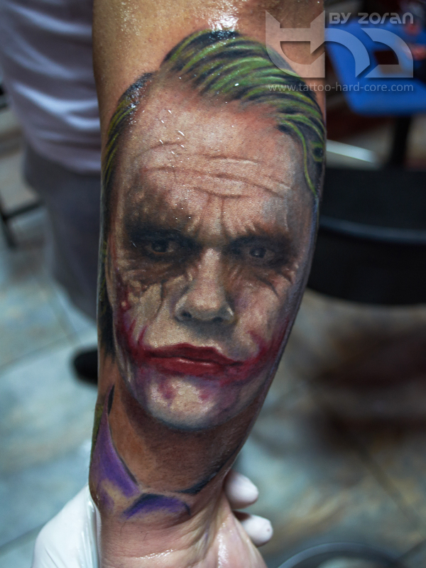 Joker Tattoo By Zoran