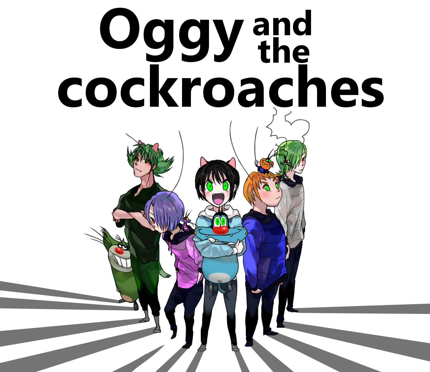 Oggy and the cockroaches by kogerou on DeviantArt