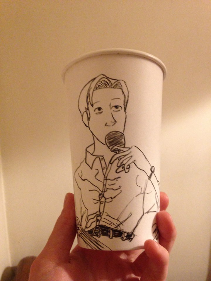 Niles Crane Coffee Cup Art