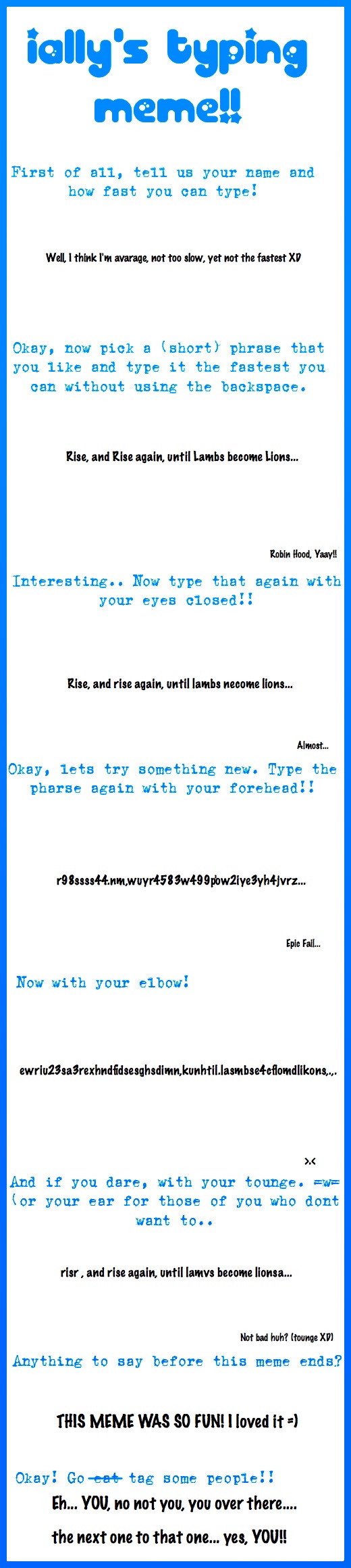 Typing Meme by juliahiddles on DeviantArt