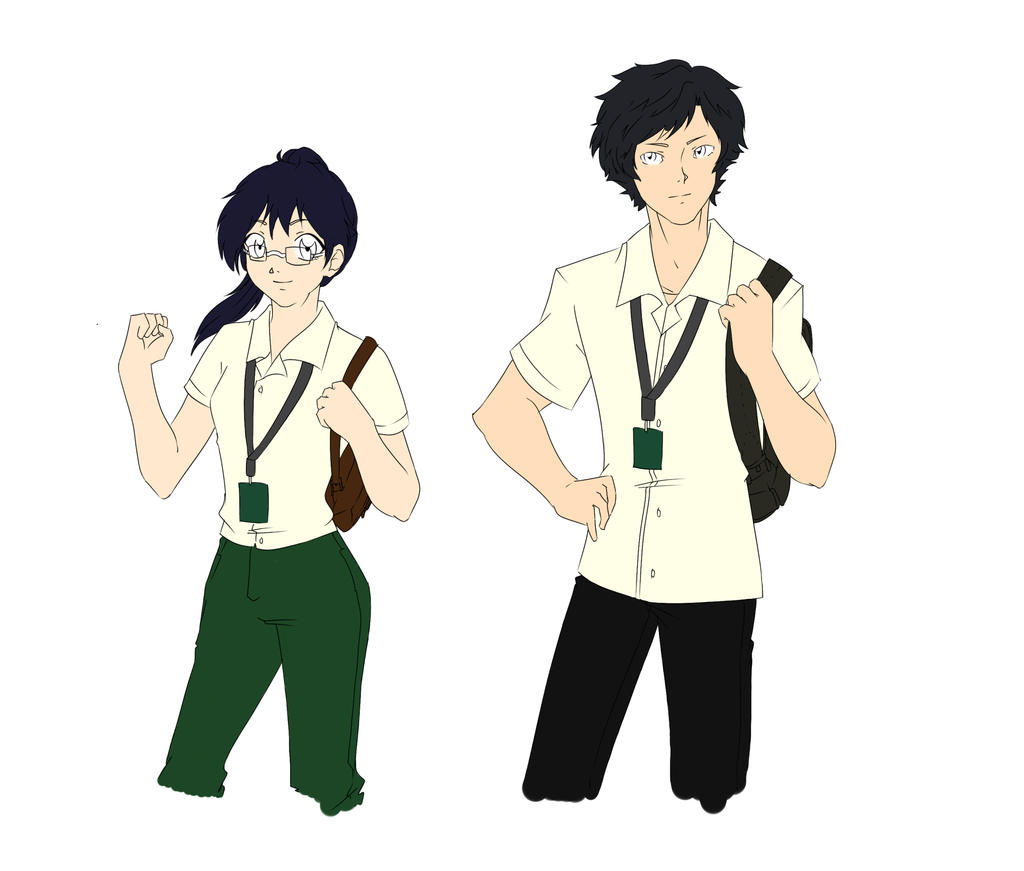 Character Selection Male and Female Base Color by Rhalp10 on DeviantArt