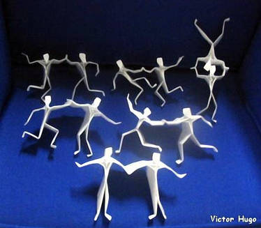 'Dancers' Origami