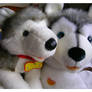 Sascha And Kody Husky Plushes