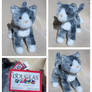 Douglas 8 Inch Plush - Scatter Grey Cat