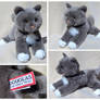 Douglas Small Floppy Cats - Diesel Grey Cat