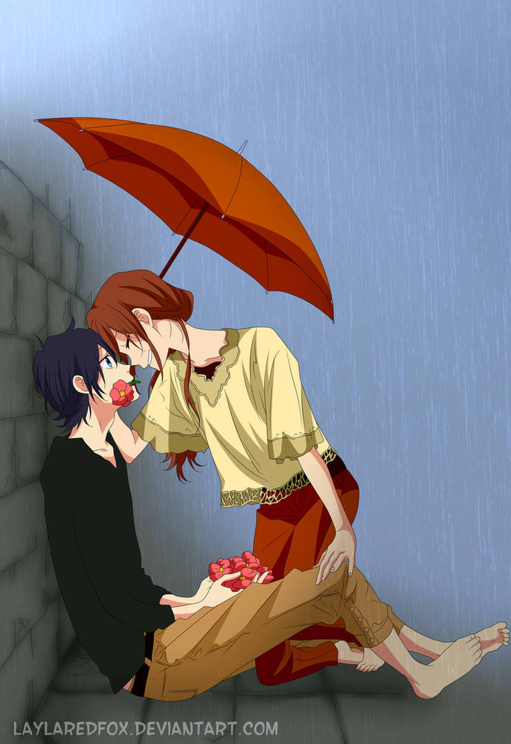 Horimiya Under The Rain By Laylaredfox On Deviantart