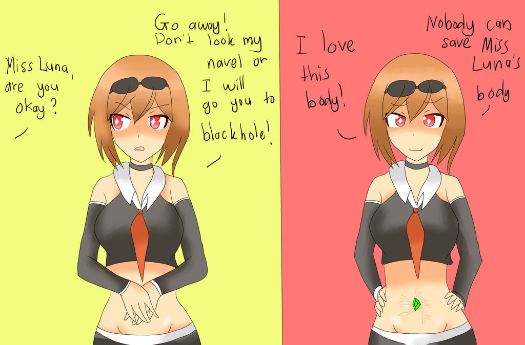 Miss Luna has been control by bug! by Boomerang96 on DeviantArt