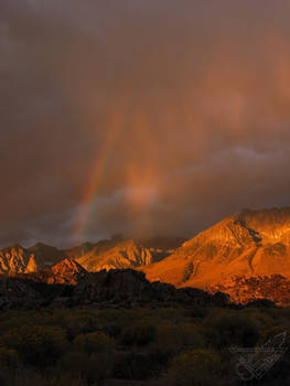 Early Storm Rainbow