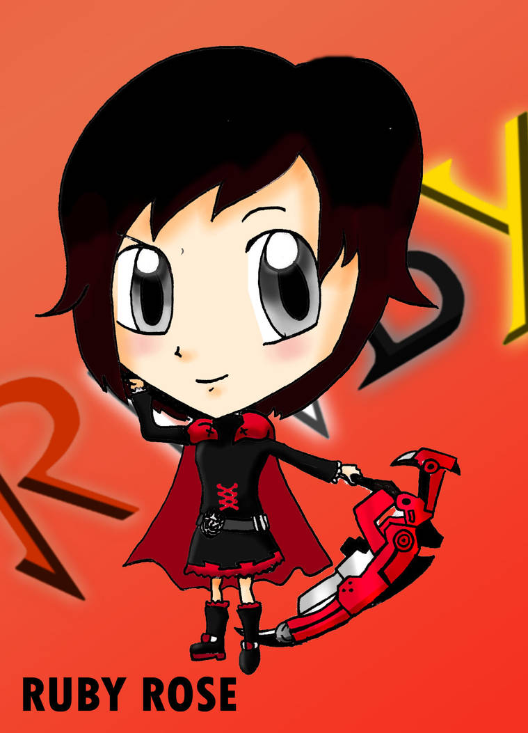Chibi Ruby Rose Style by CFTM512 on DeviantArt
