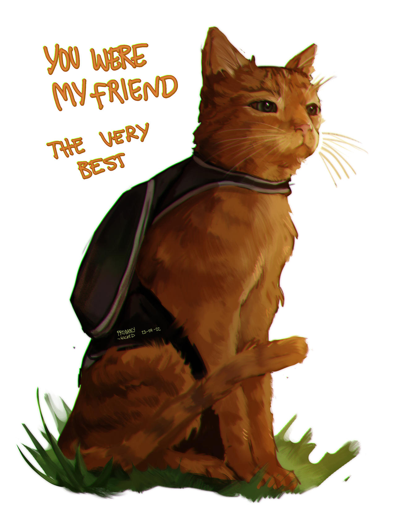 Stray the game fanart by ProbablyWicked on DeviantArt