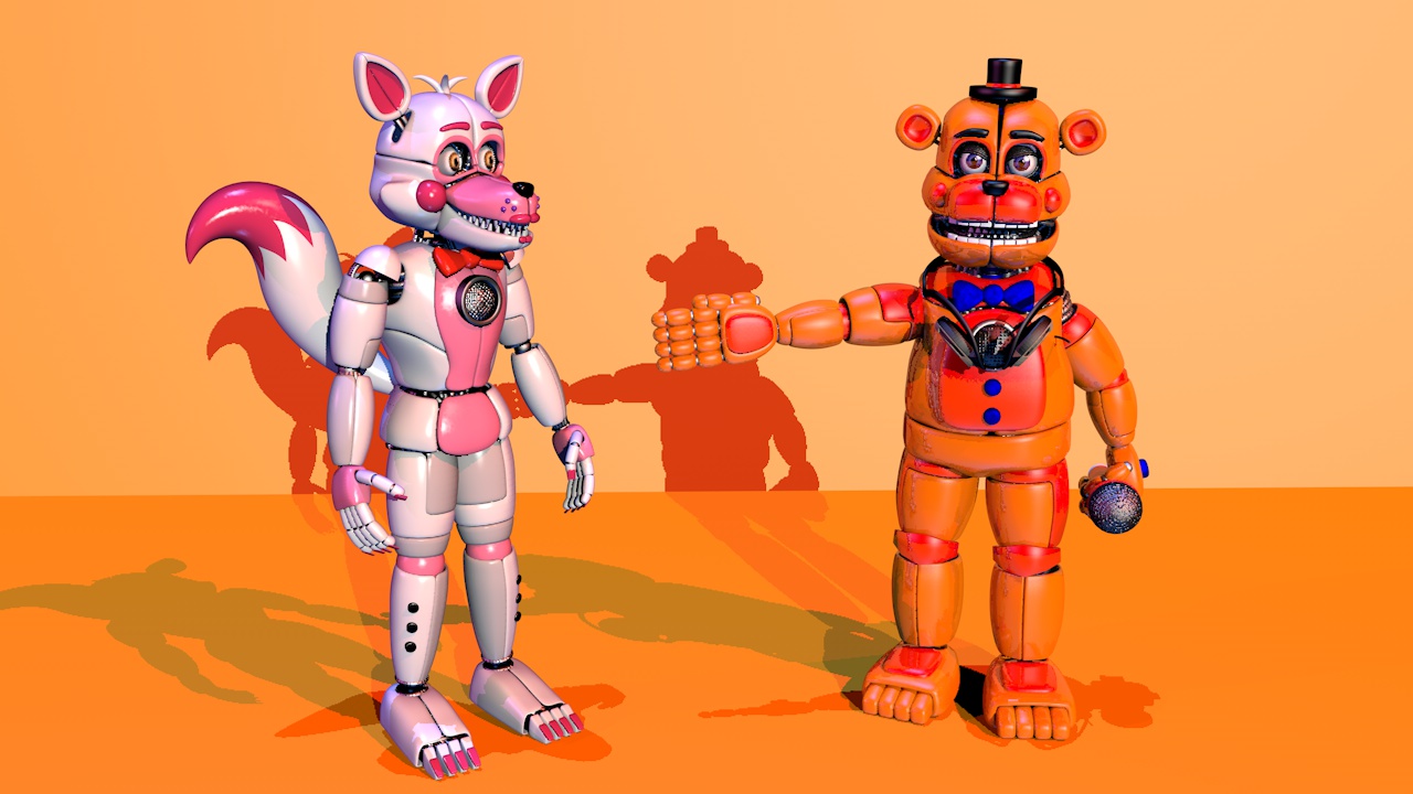 Funtime Foxy is Male and Lolbit is Female by CoDXros3 on DeviantArt